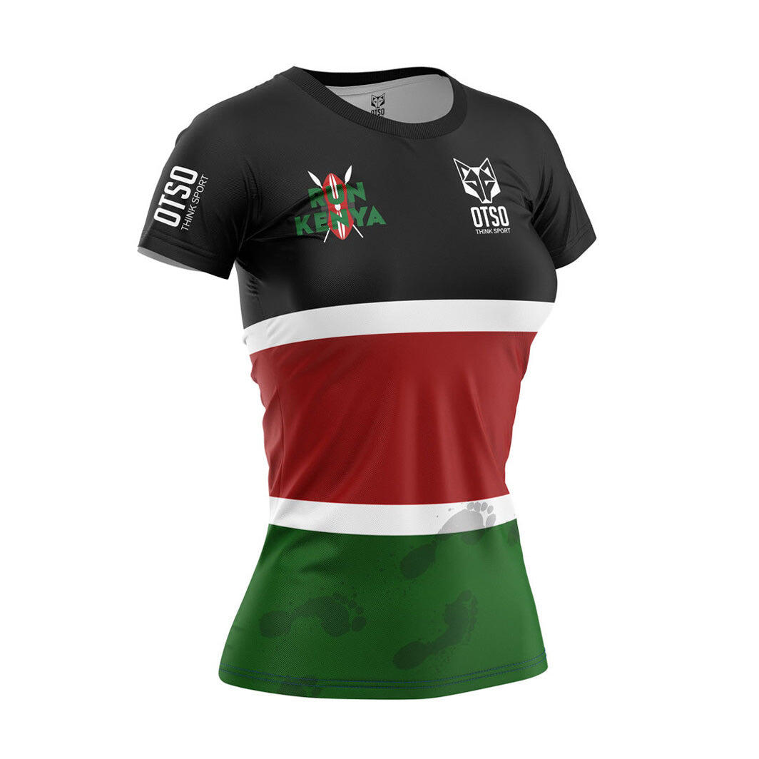 T-shirt manches courtes femme - Run Kenya 1/3