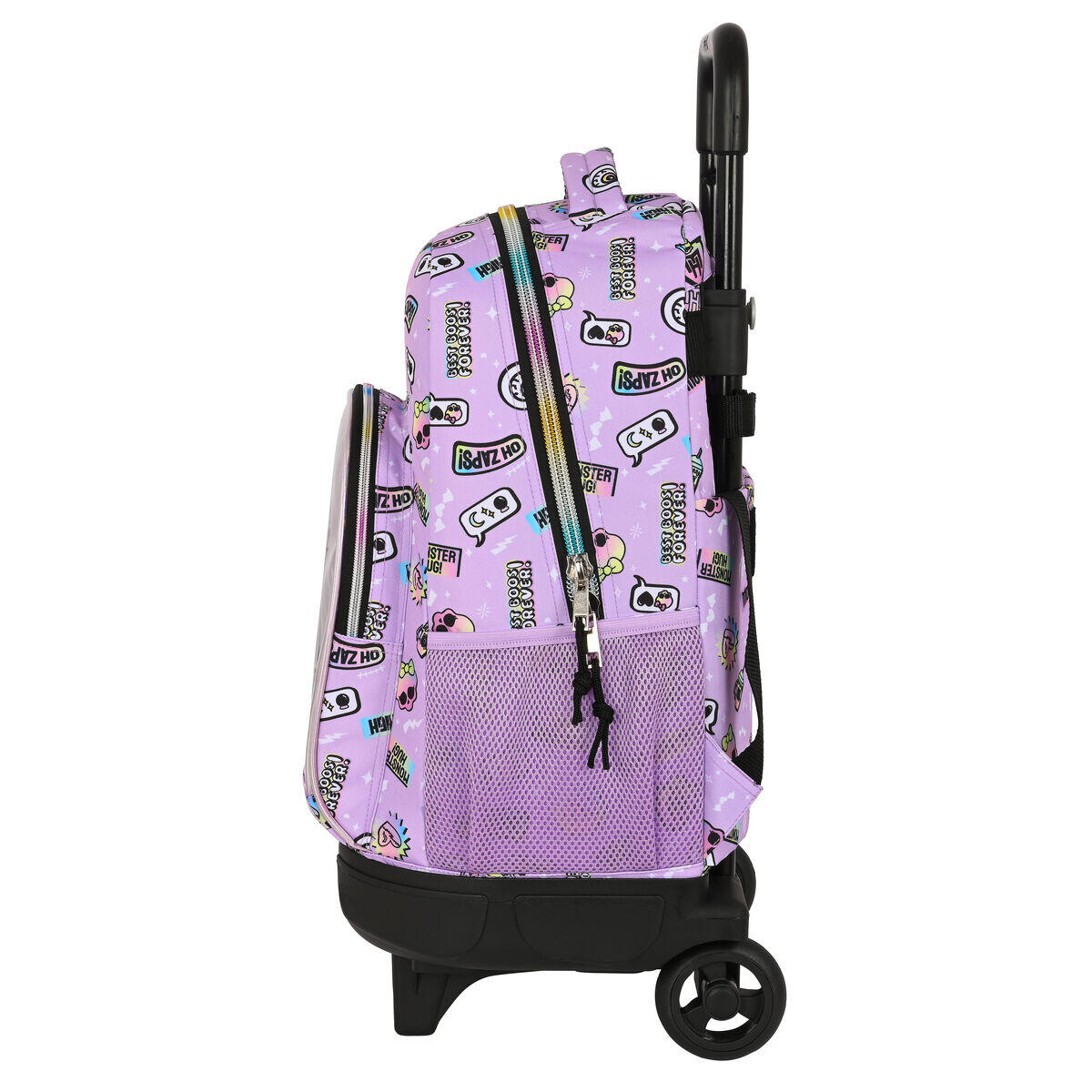Mochila Escolar con Ruedas Monster High Best boos Poliéster 300D 3/3