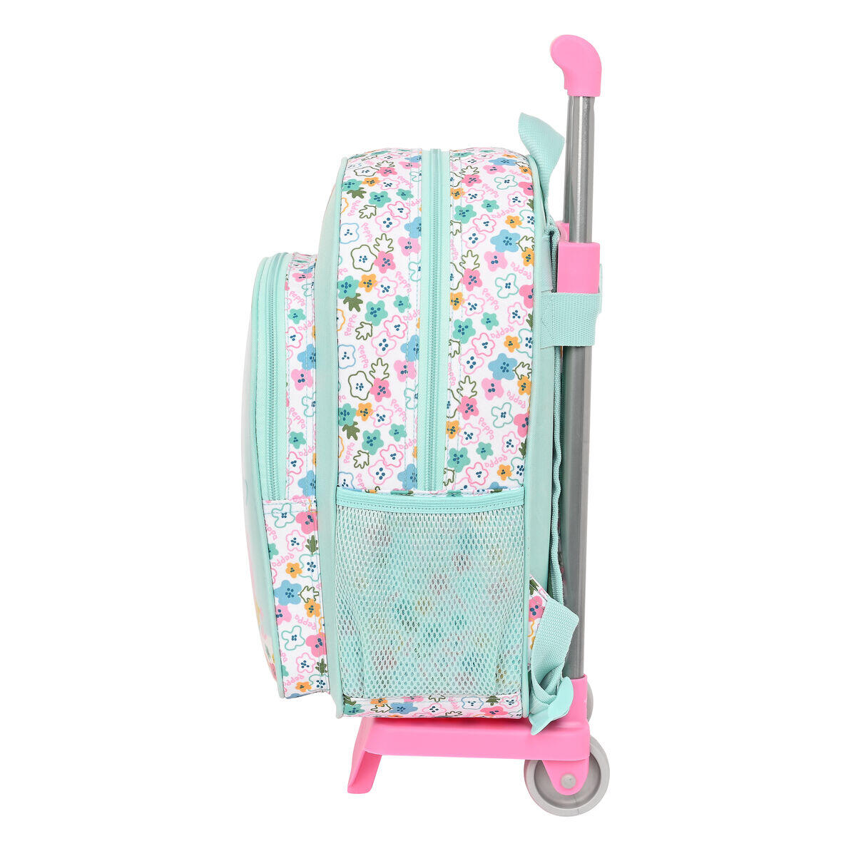 Mochila Escolar con Ruedas Peppa Pig Cosy corner Poliéster 3/4