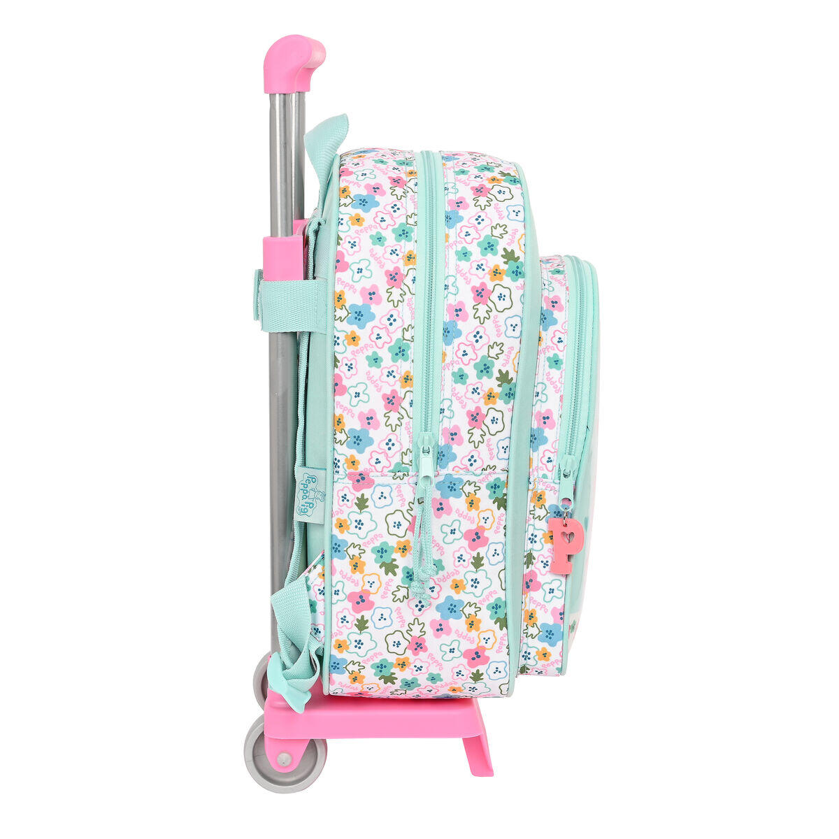 Mochila Escolar con Ruedas Peppa Pig Cosy corner Poliéster 4/4