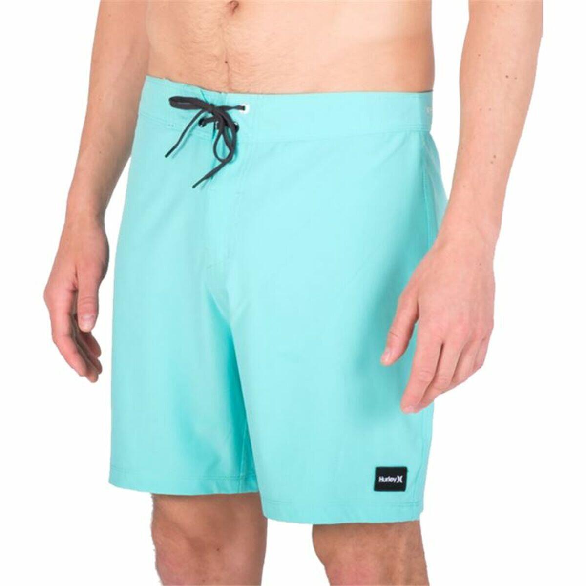 Calção de banho homem hurley phantom solid 18" água-marinha