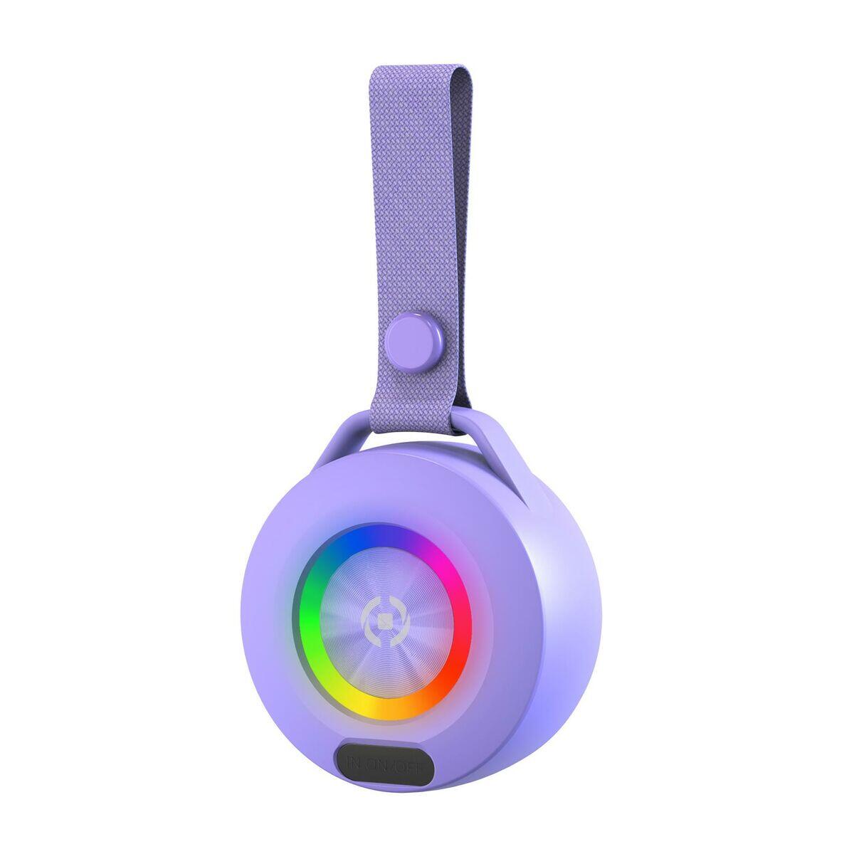 Altavoz Bluetooth Portátil Celly LIGHTBEATVL Violeta 2/2