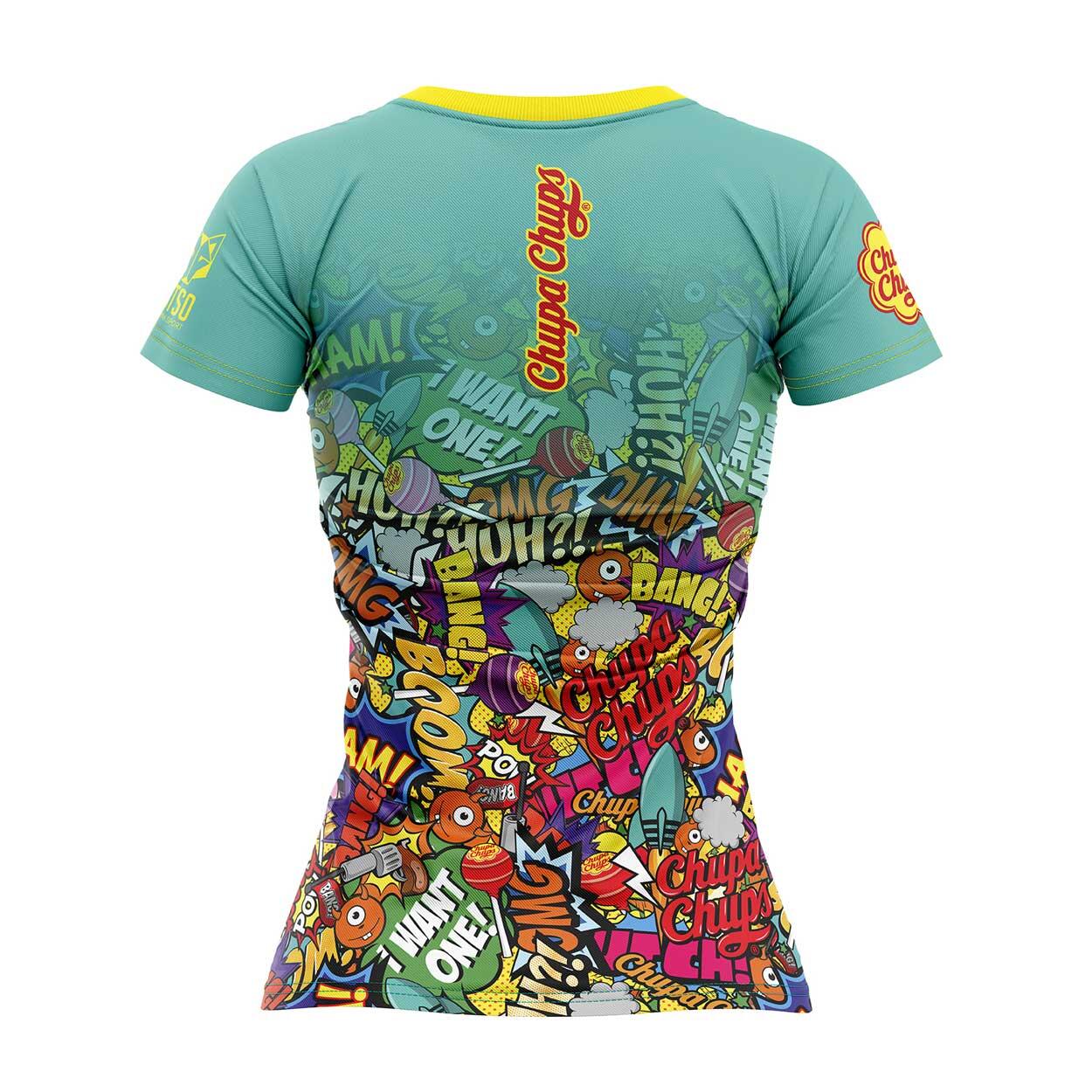 T-shirt manches courtes femme - Chupa Chups Comic 2/3