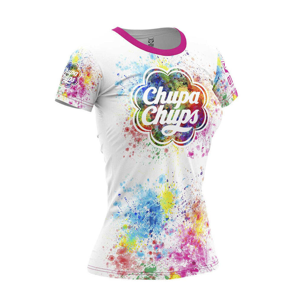 Women's Short Sleeve Shirt - Chupa Chups Paint