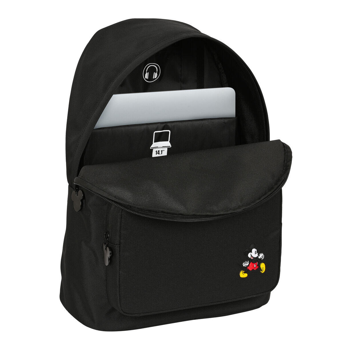 Sacoche pour Portable Mickey Mouse Clubhouse Noir 2/4