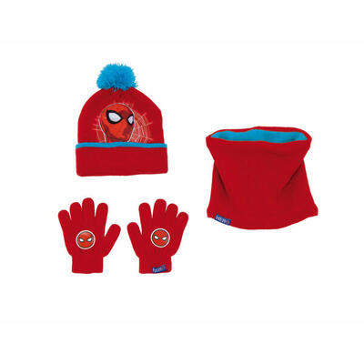 Gorro, Guantes y Braga de Cuello Spider-Man Great power