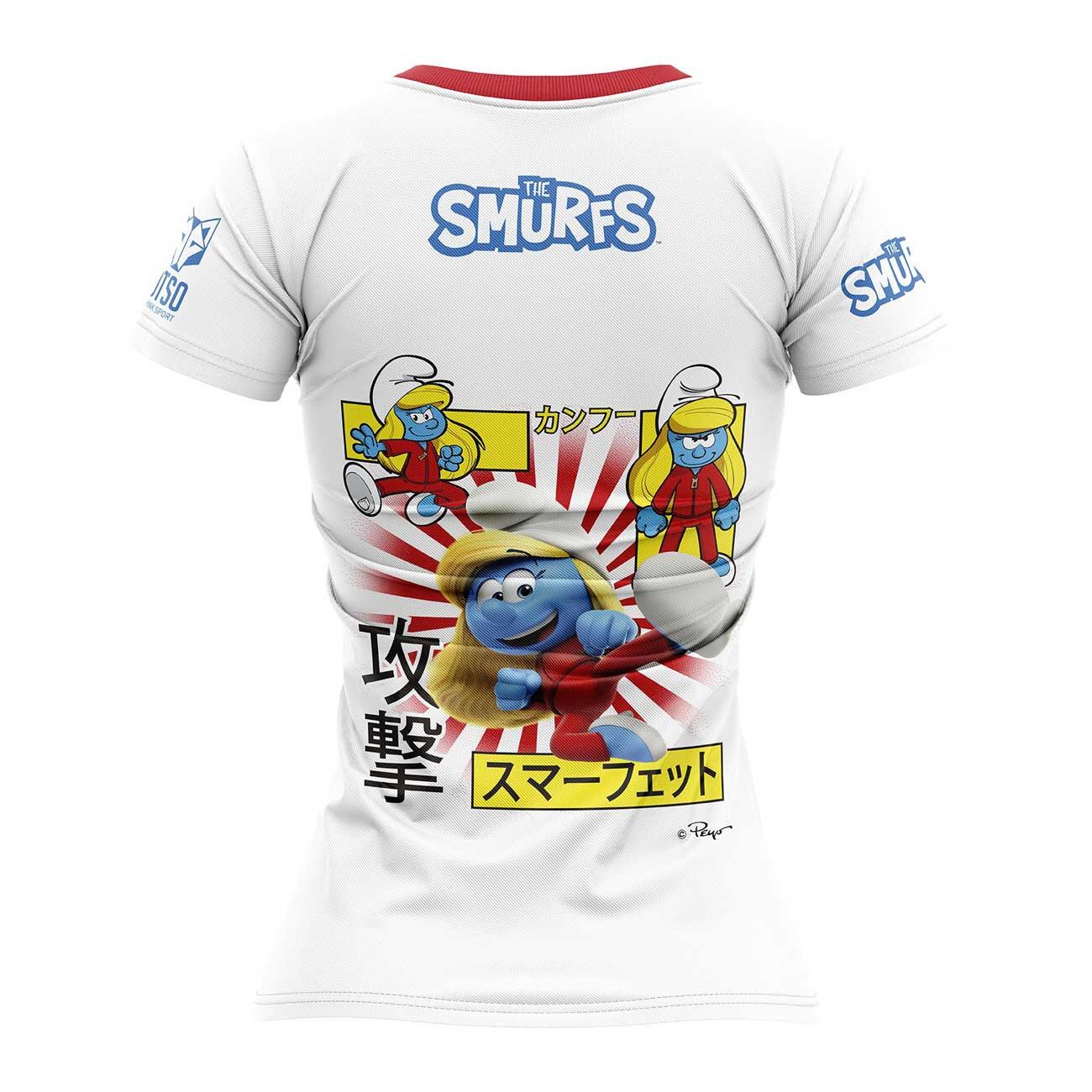 T-shirt manches courtes femme - Smurfs Manga White 2/3