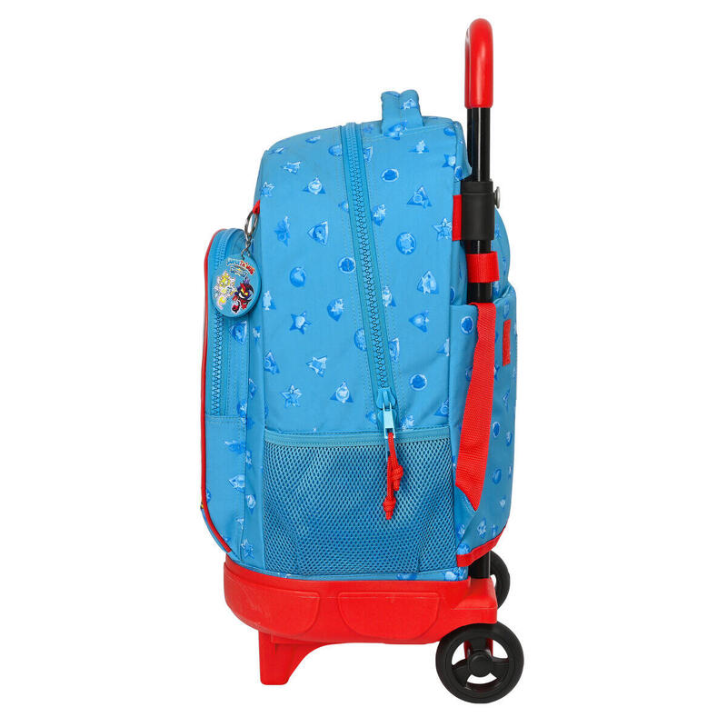 Cartable à roulettes Rescue force Bleu