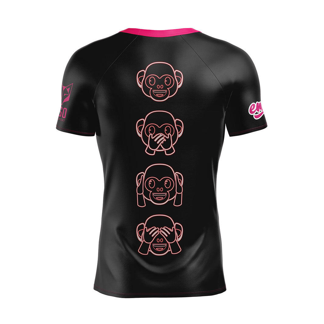 T-Shirt de manga curta Homem - Emoji Monkey Neon 2/3