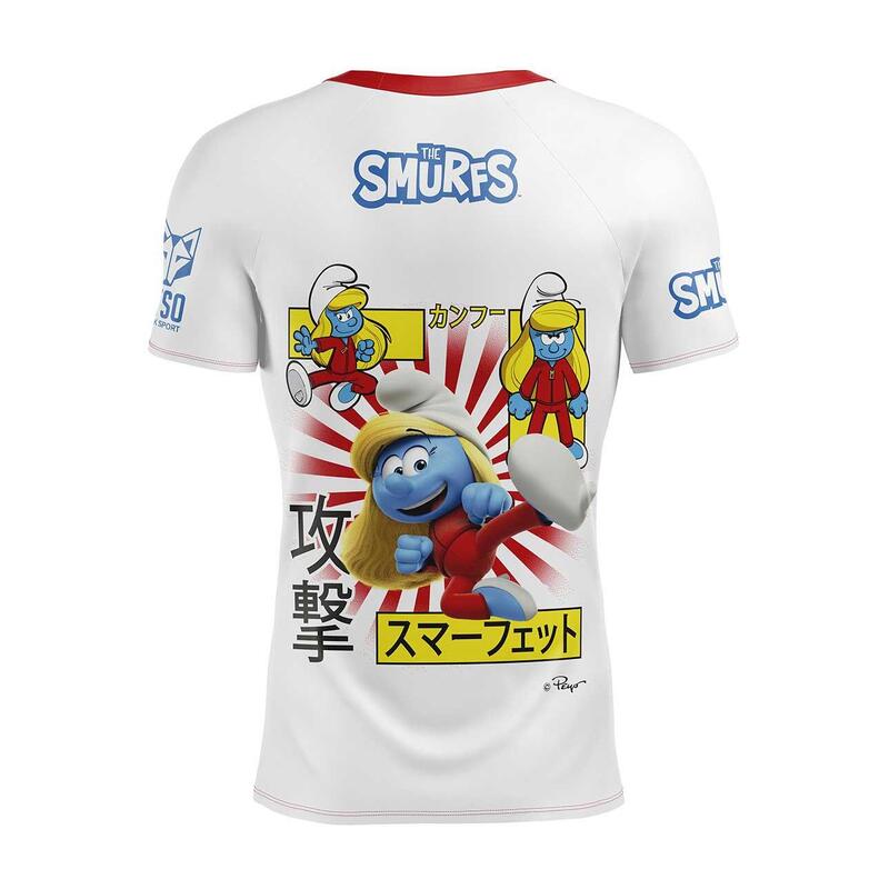 T-Shirt de manga curta Homem - Smurfs Manga White