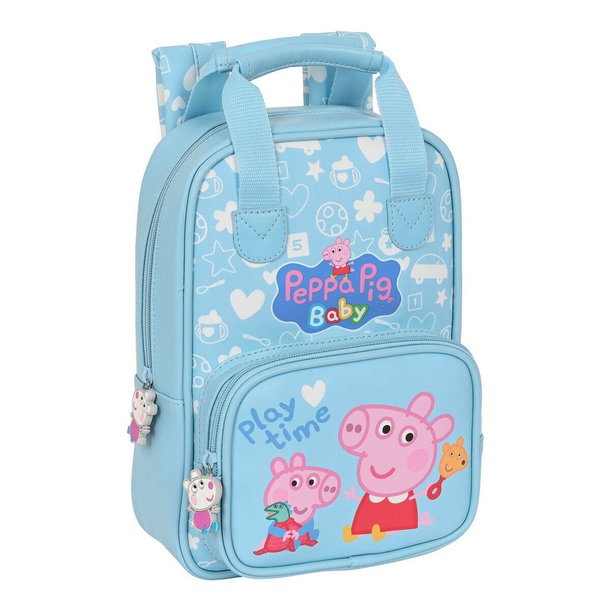PEPPA PIG Kinderrugzak Peppa Pig Baby Licht Blauw