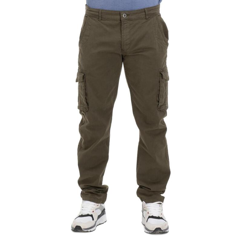 Pantalón cargo de hombre Work Leisure con bolsillos grandes