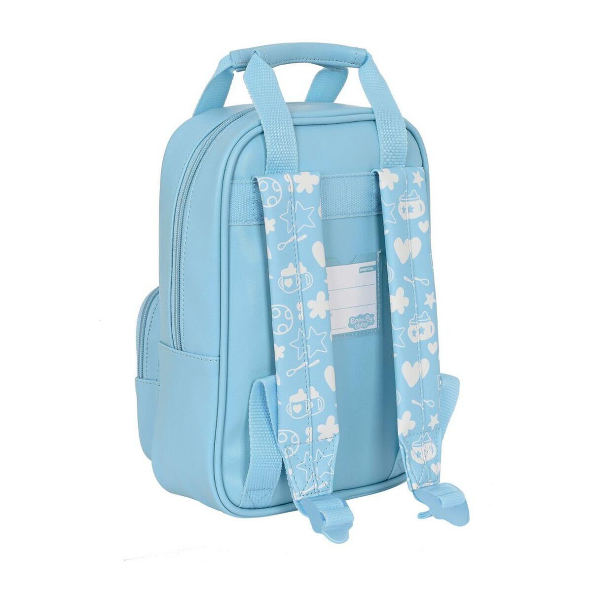 Kinderrucksack Peppa Pig Baby Hellblau 2/3