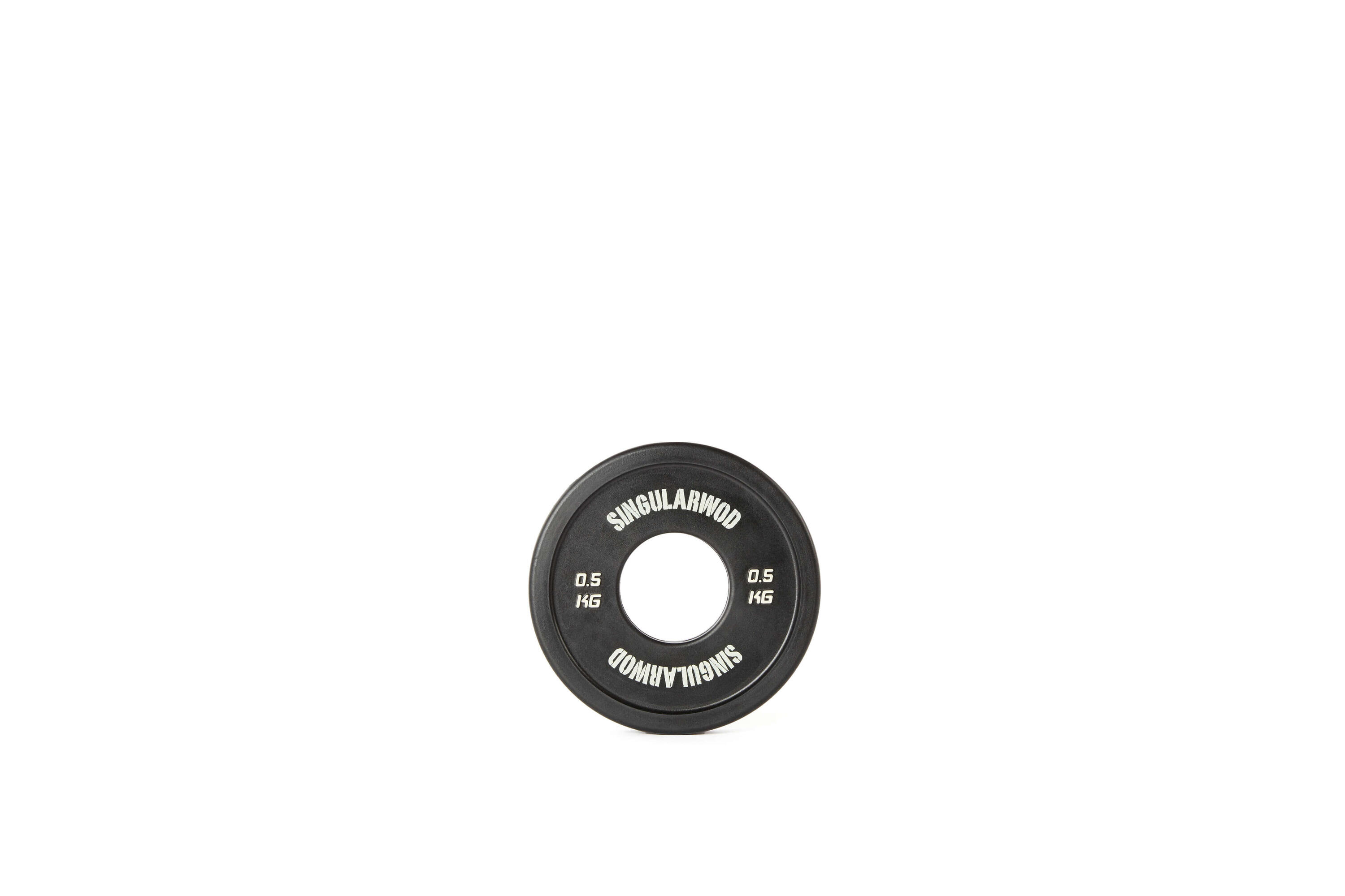 Disco De Caucho Para Entrenamiento Funcional 0,5 Kg Negro 4/5