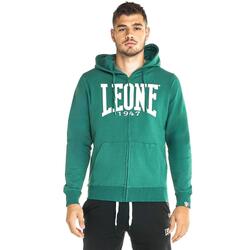 Sudadera de hombre con capucha y cremallera Leone Basic