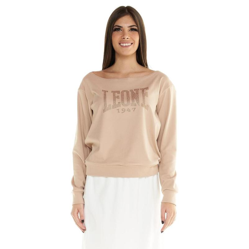 Pull col rond pour femme Leone Winter Chic Boxing