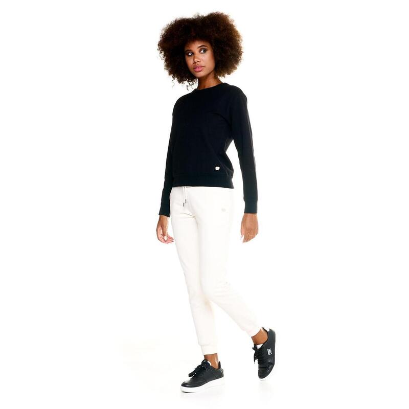 Puul op sweatshirt met ronde hals voor dames Leone Basic