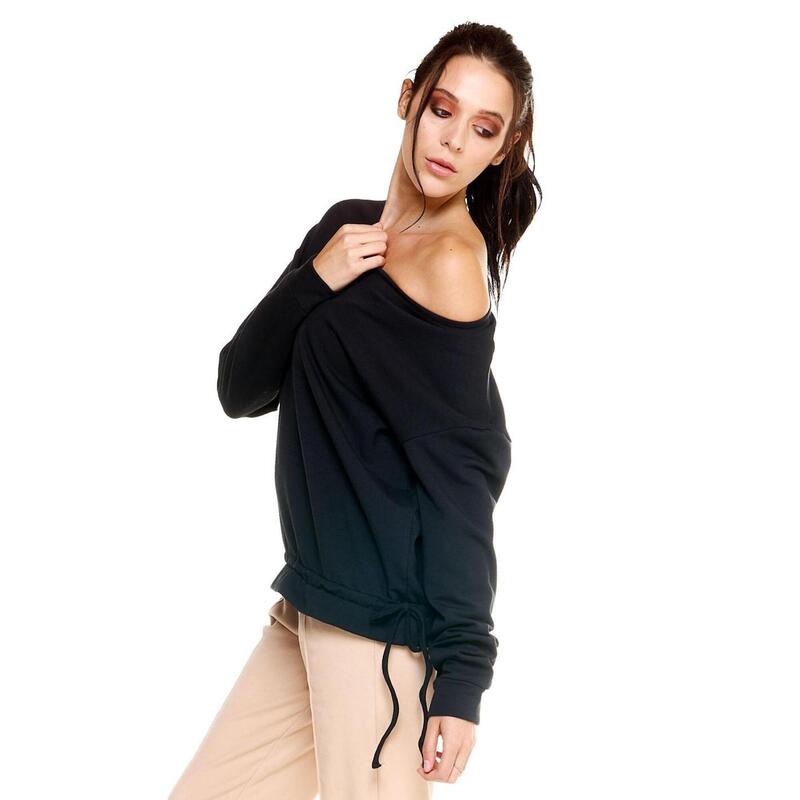 Sudadera de mujer con cuello redondo Leone Leisure