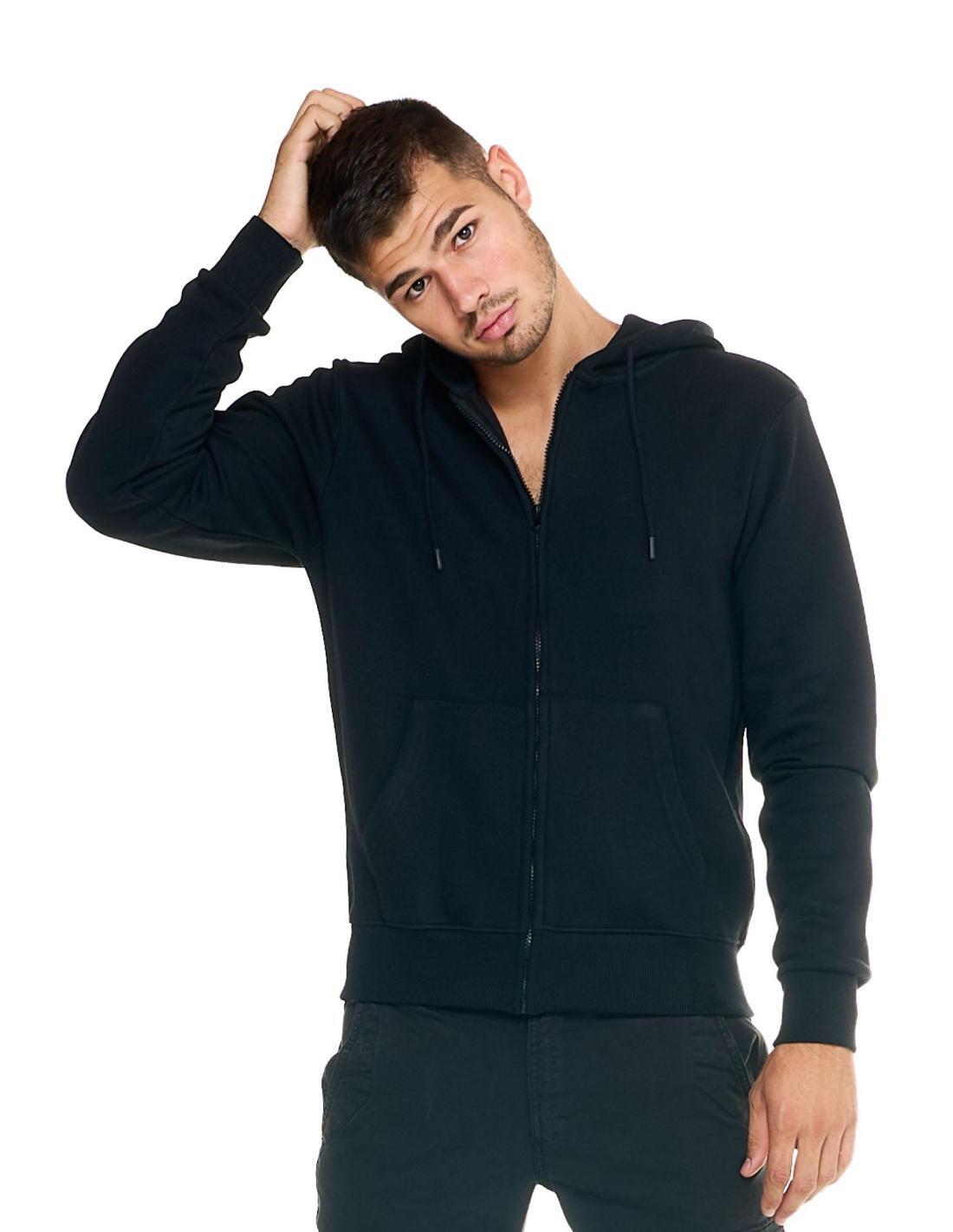 Sudadera de hombre con capucha y cremallera Leone Urban 5/6