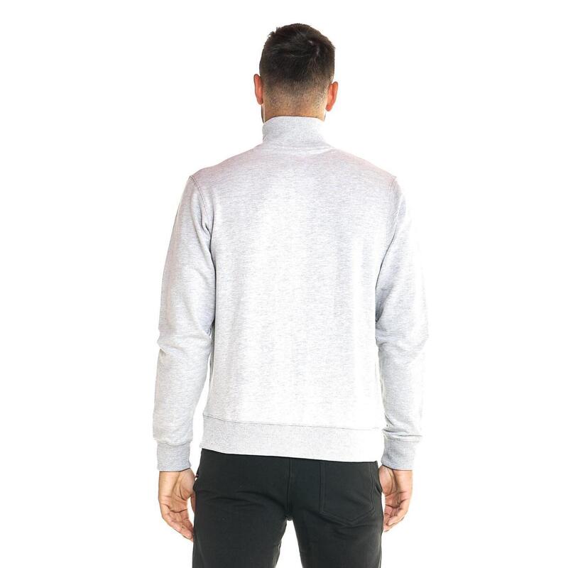 Sudadera de hombre con cremallera Leone Basic