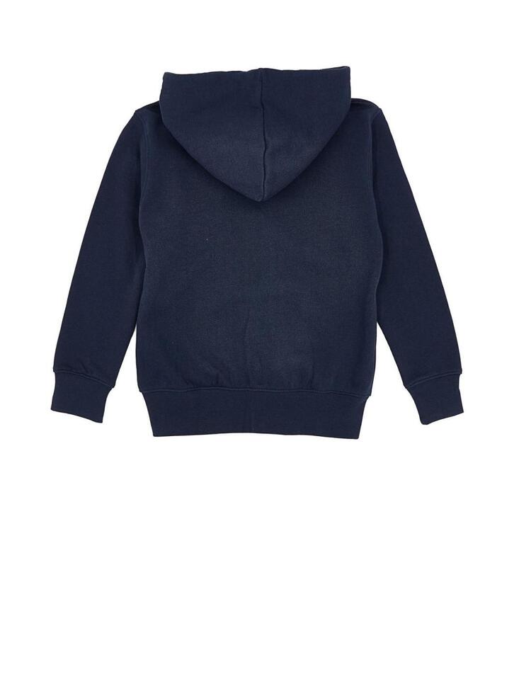 Dziecięca bluza z kapturem Basic Leone zapinana na zamek na całej długości