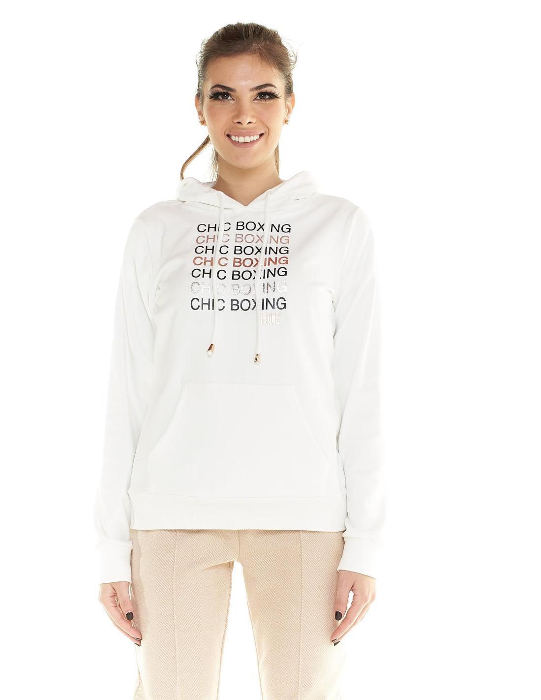 LEONE 1947 APPAREL Sweatshirt met capuchon voor dames Winter Chic Boxing