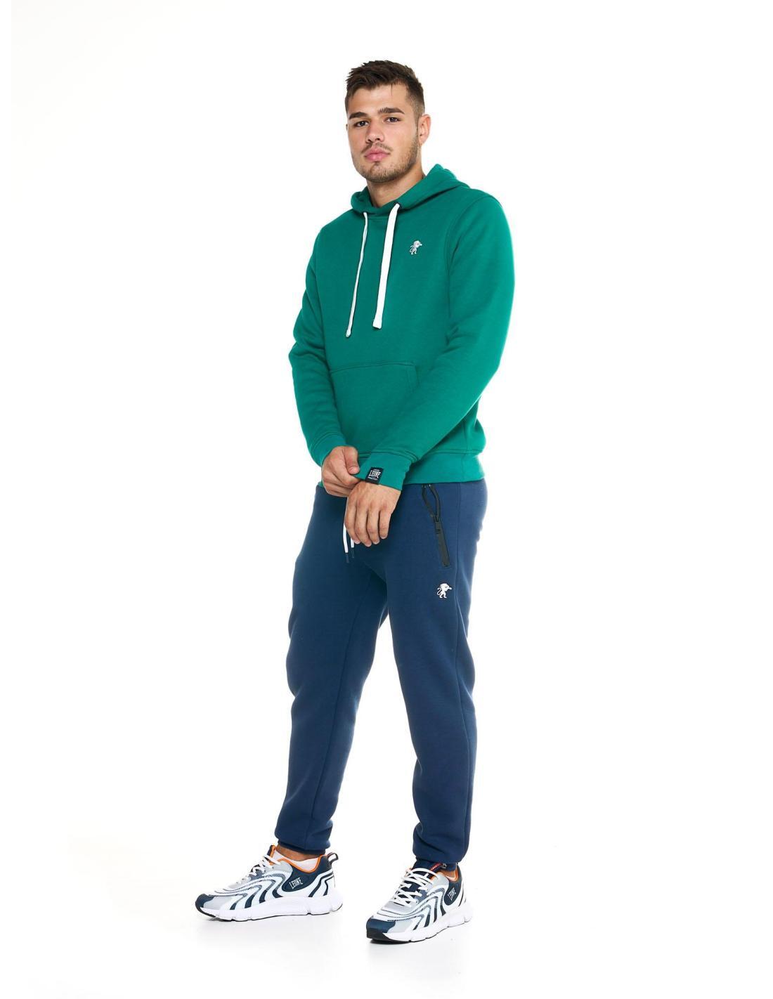 Felpa con cappuccio Leone uomo Soft Basic 2/6