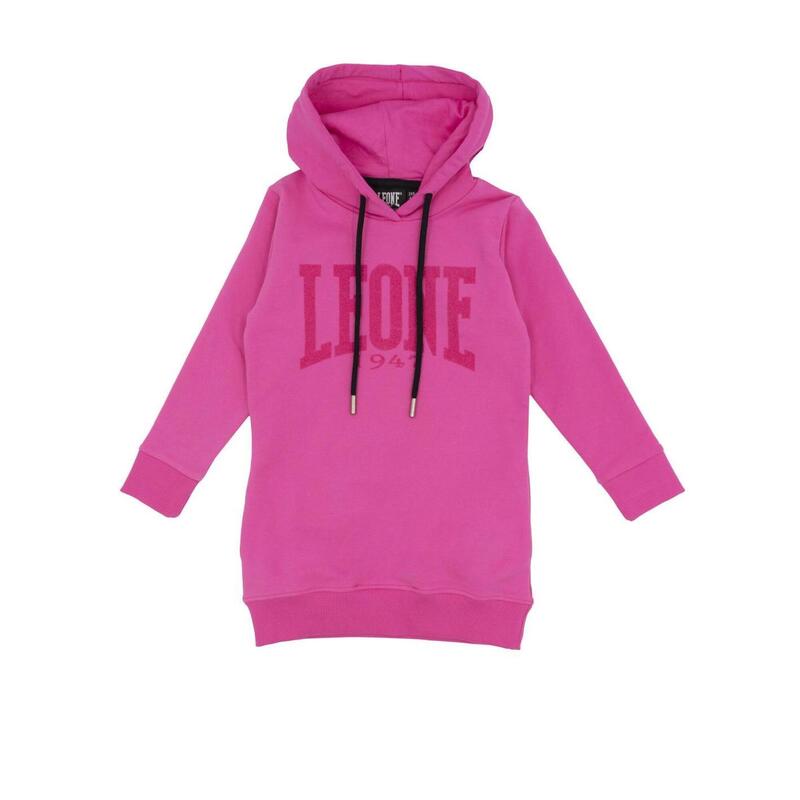 Oversized sweatshirt met capuchon voor meisje Pink Girl