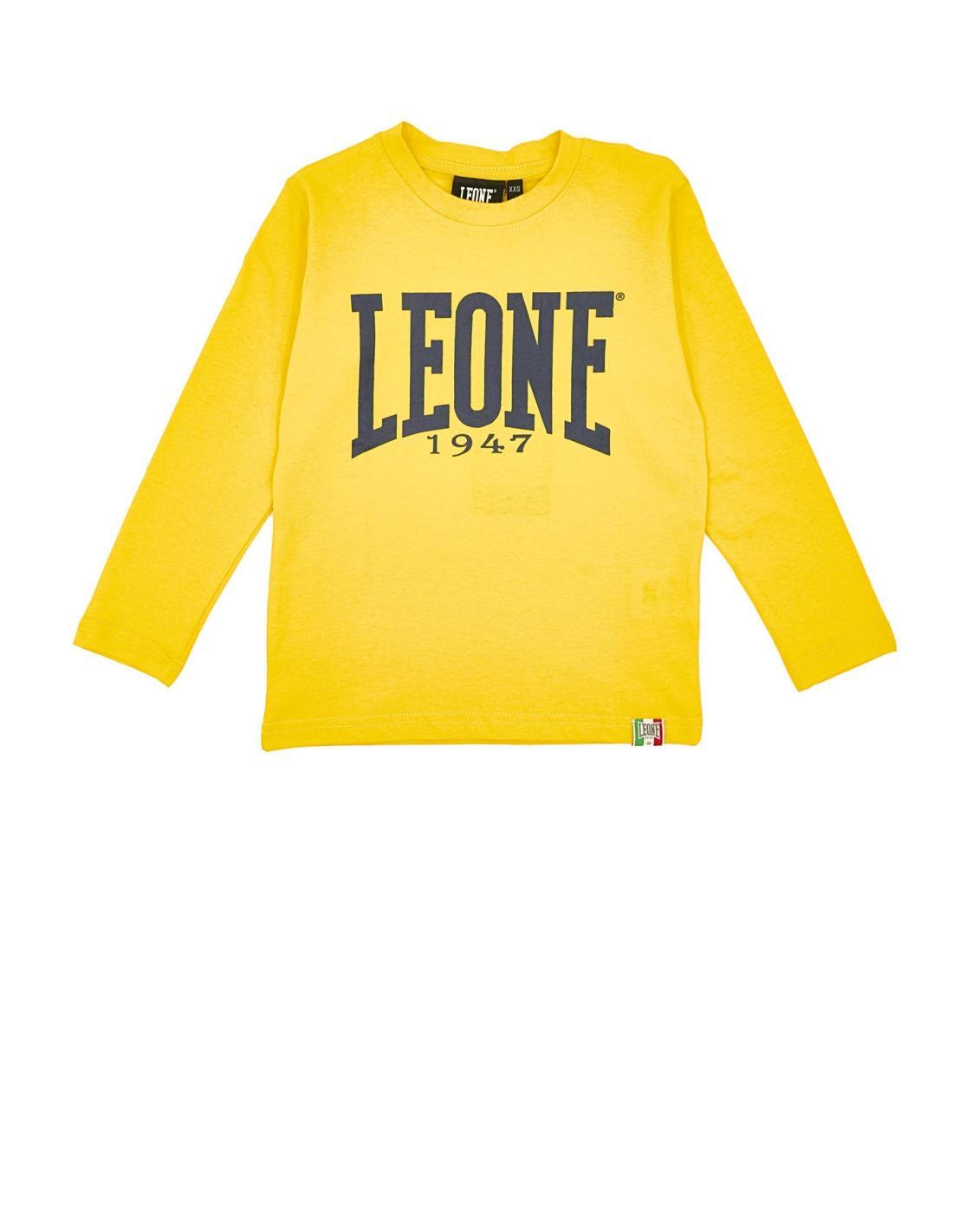 Tricou Basic Leone copii cu maneci lungi