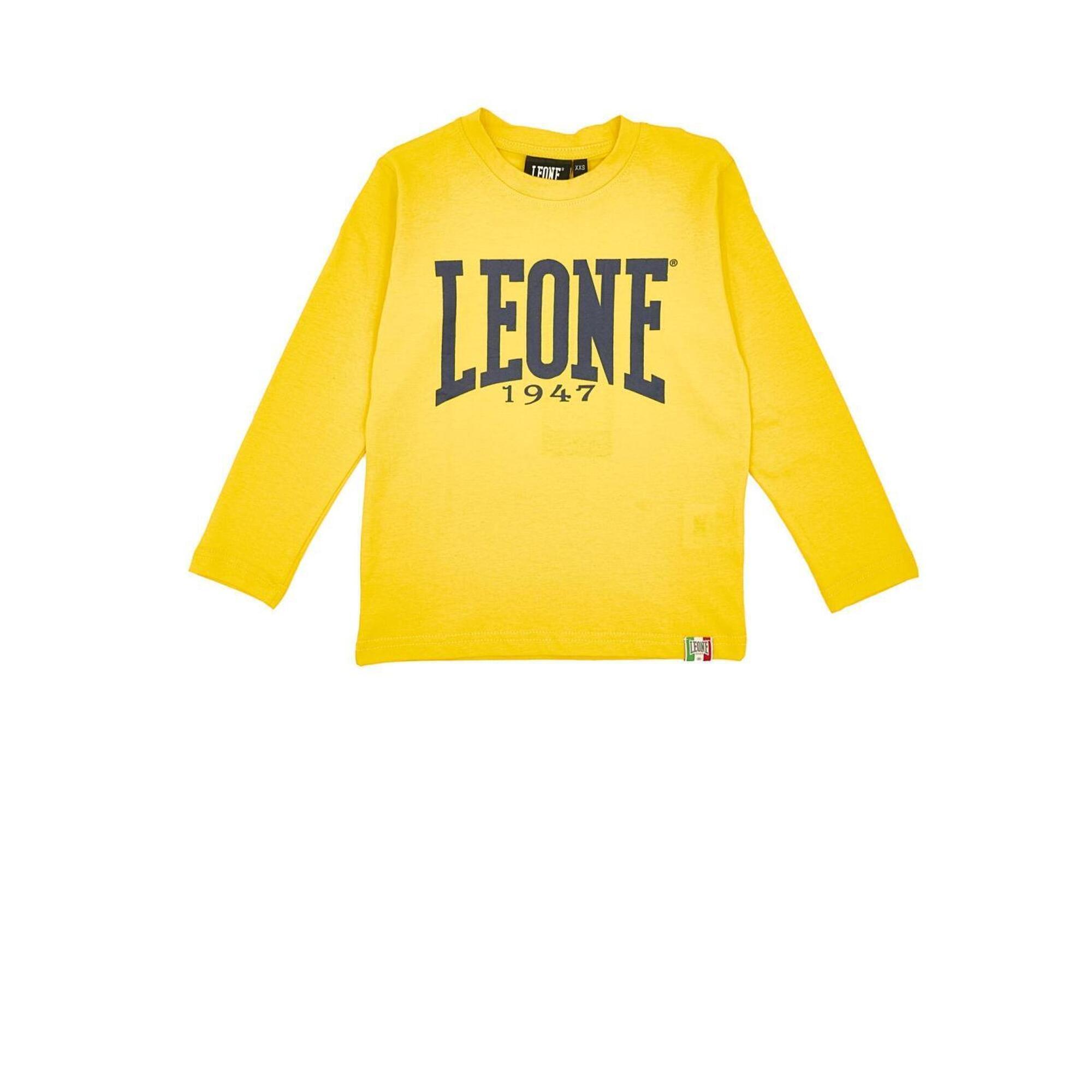 Dziecięcy t-shirt basic Leone z długim rękawem