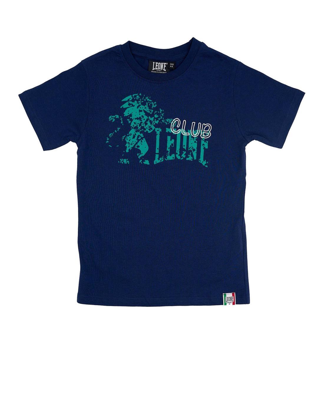 LEONE 1947 APPAREL Kinder-Leone-T-Shirt mit kurzen Ärmeln College