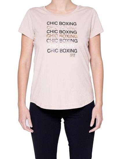 T-shirt Leone donna con maniche corte Winter Chic Boxing