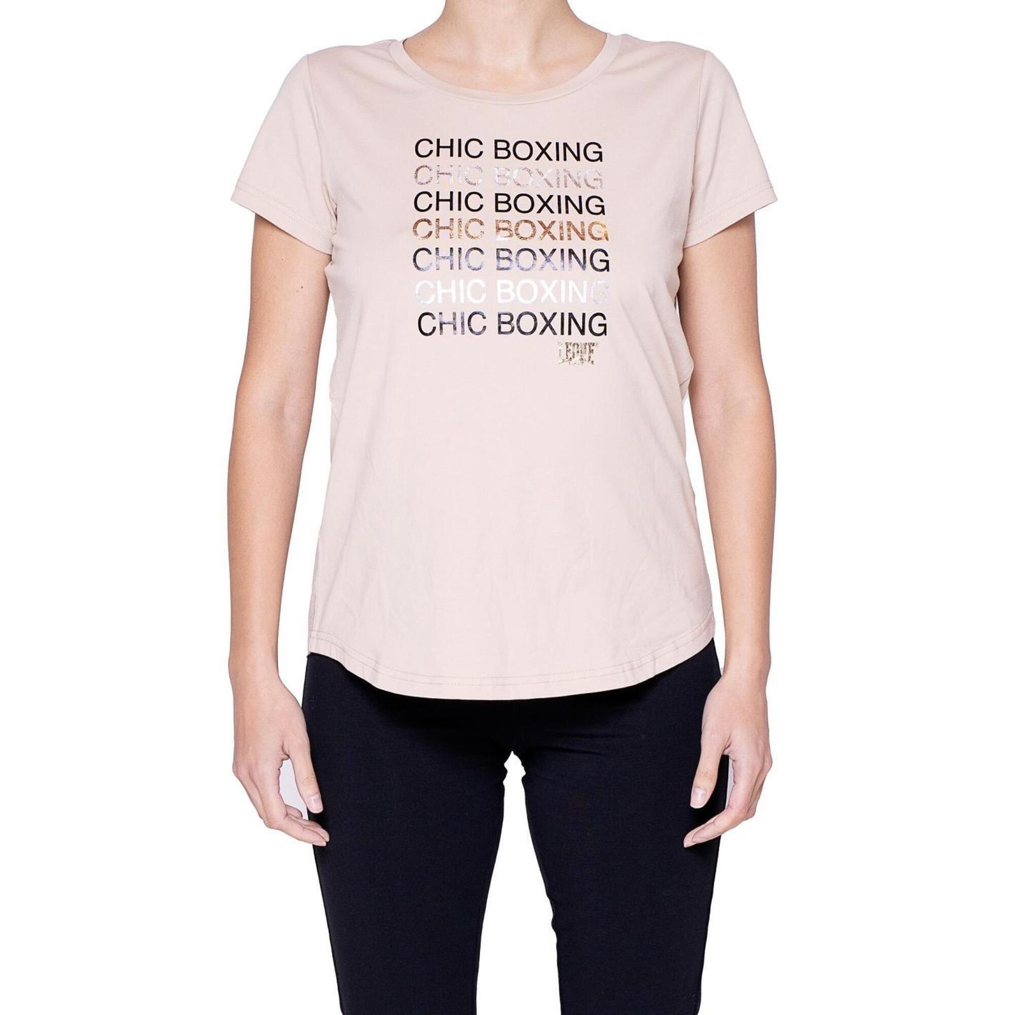Leone 1947 Apparel - T-shirt À Manches Courtes Femme Leone Winter Chic Boxing - T-shirt Manches Courtes - Beige - 42 M/l - Decathlon