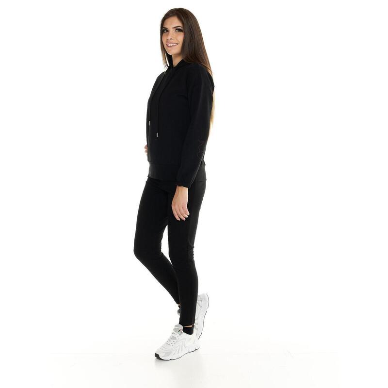 Sweatshirt met capuchon voor dames Leone Basic