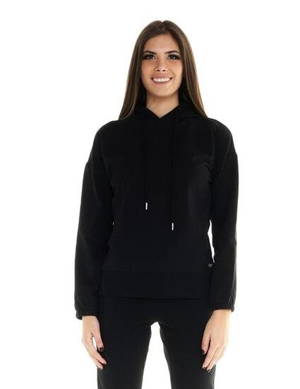 Felpa Leone donna con cappuccio Basic