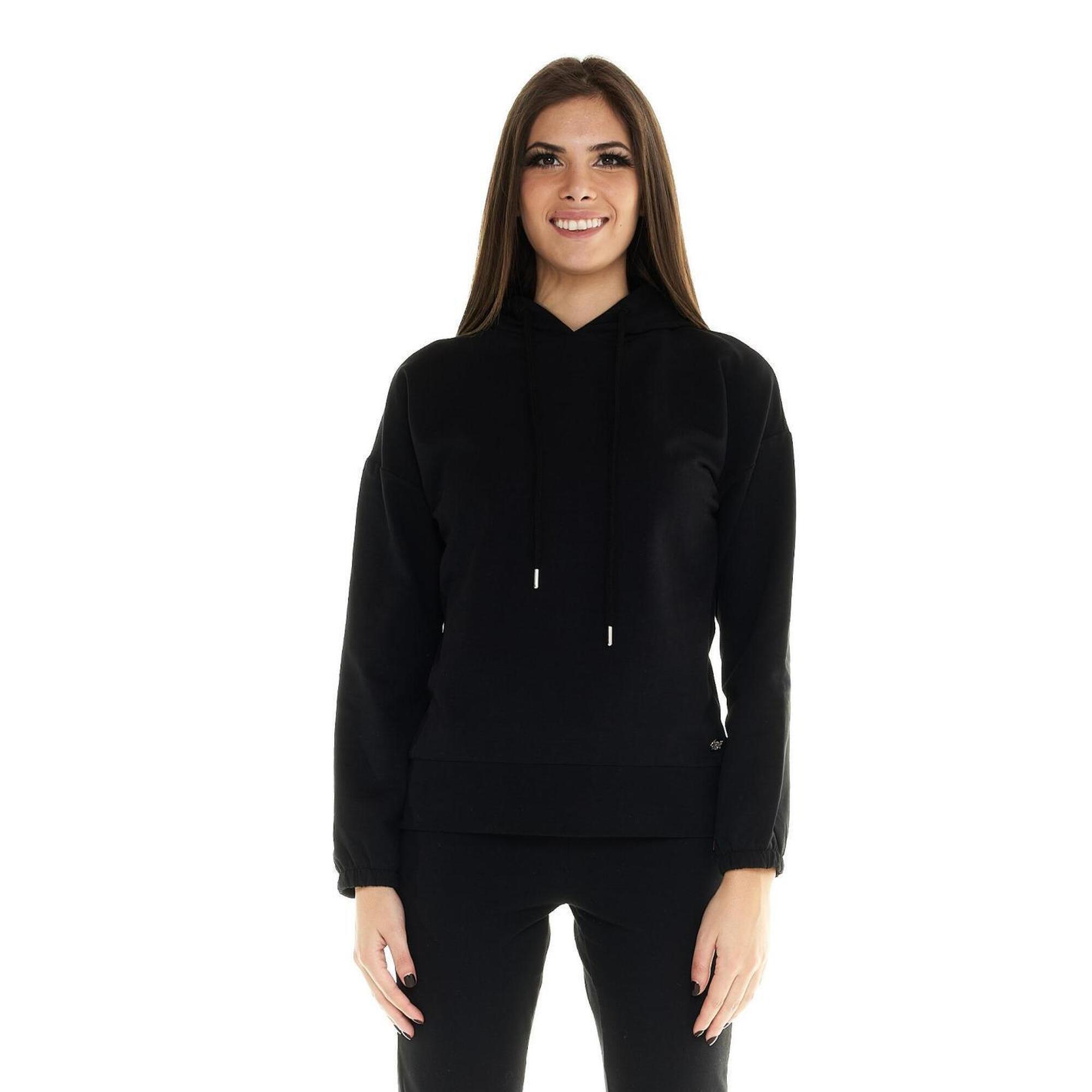 Leone 1947 Apparel - Sweat Femme À Capuche Leone Basic - Sweat-shirt - Noir - 40 M - Decathlon