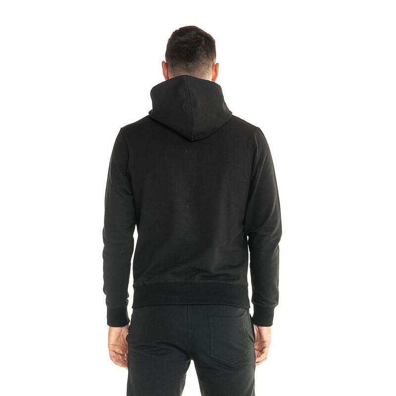 Sweat-shirt pour hommes avec capuche et fermeture éclair complète Leone Basic