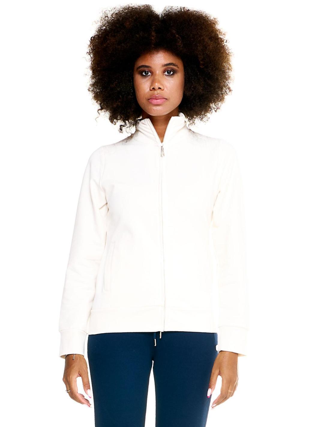 LEONE 1947 APPAREL Sweatshirt met ritssluiting en hoge kraag voor dames Leone Basic
