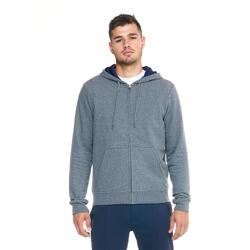 Sweatshirt met capuchon en ritssluiting heren Lifestyle