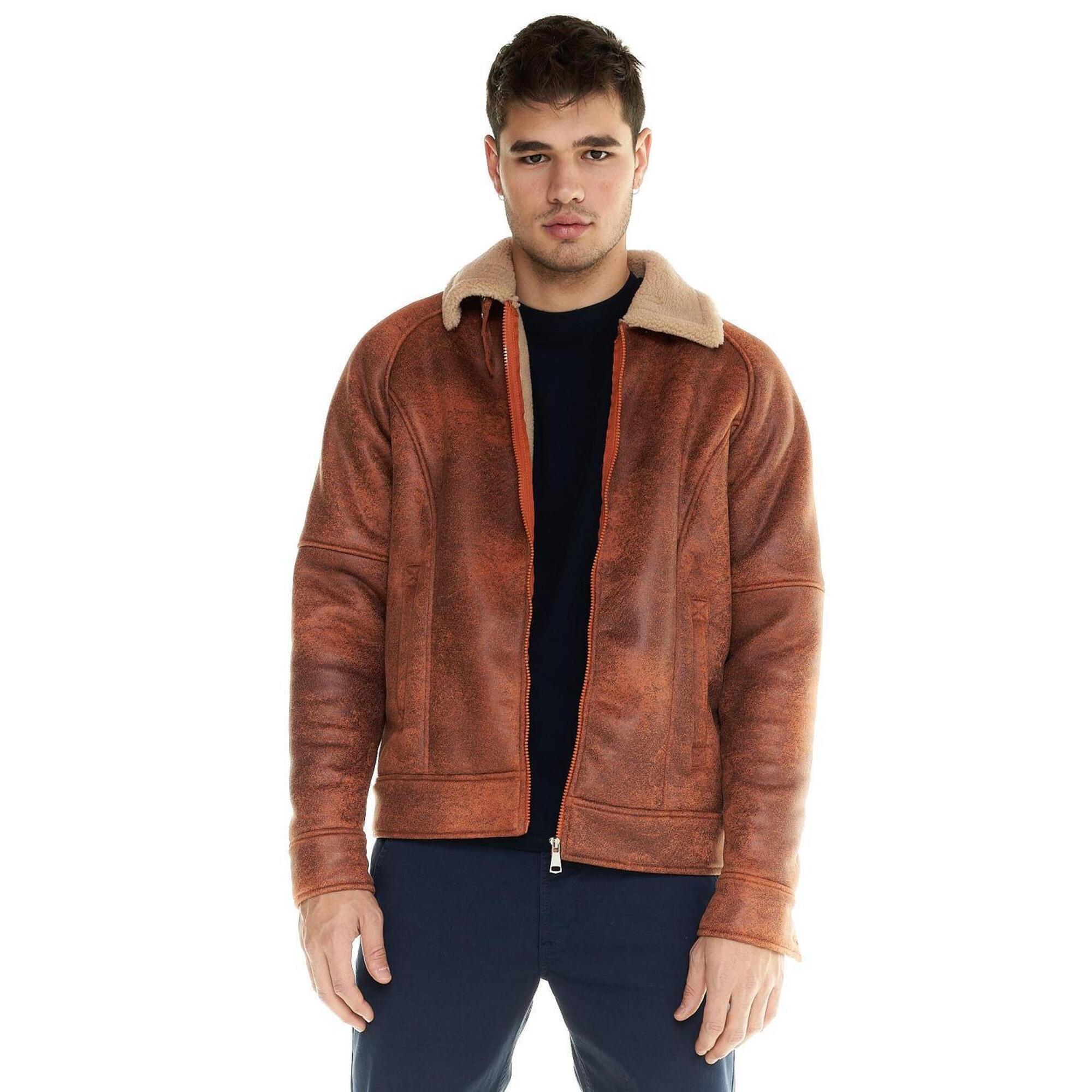 Męska kurtka typu sherpa Leone Shades