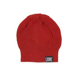 Bonnet en maille avec petite étiquette logo Leone Basic