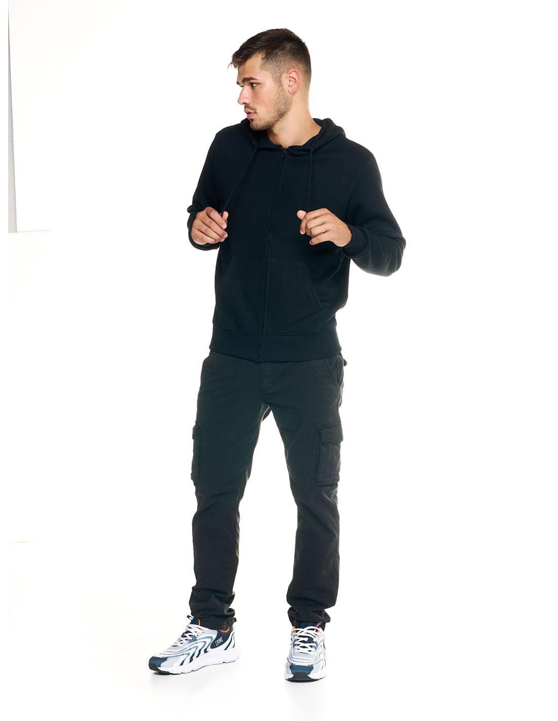 Sudadera de hombre con capucha y cremallera Leone Urban 2/6