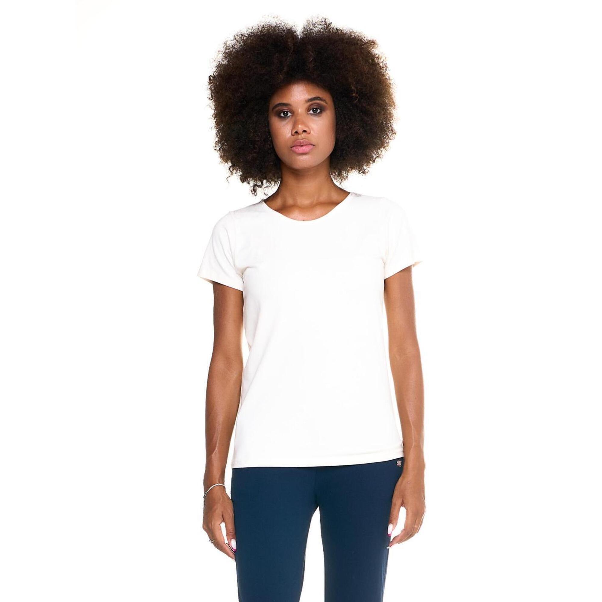 Damski t-shirt basic Leone z krótkim rękawem