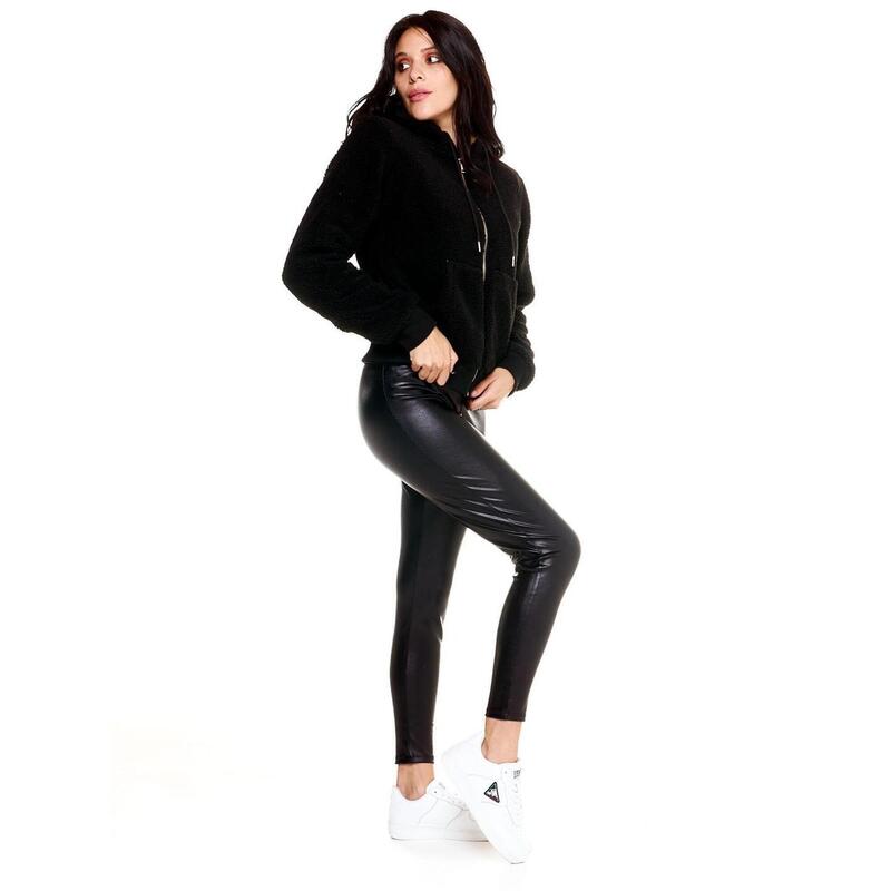 Sherpa Leone Mulher inverno chique boxe