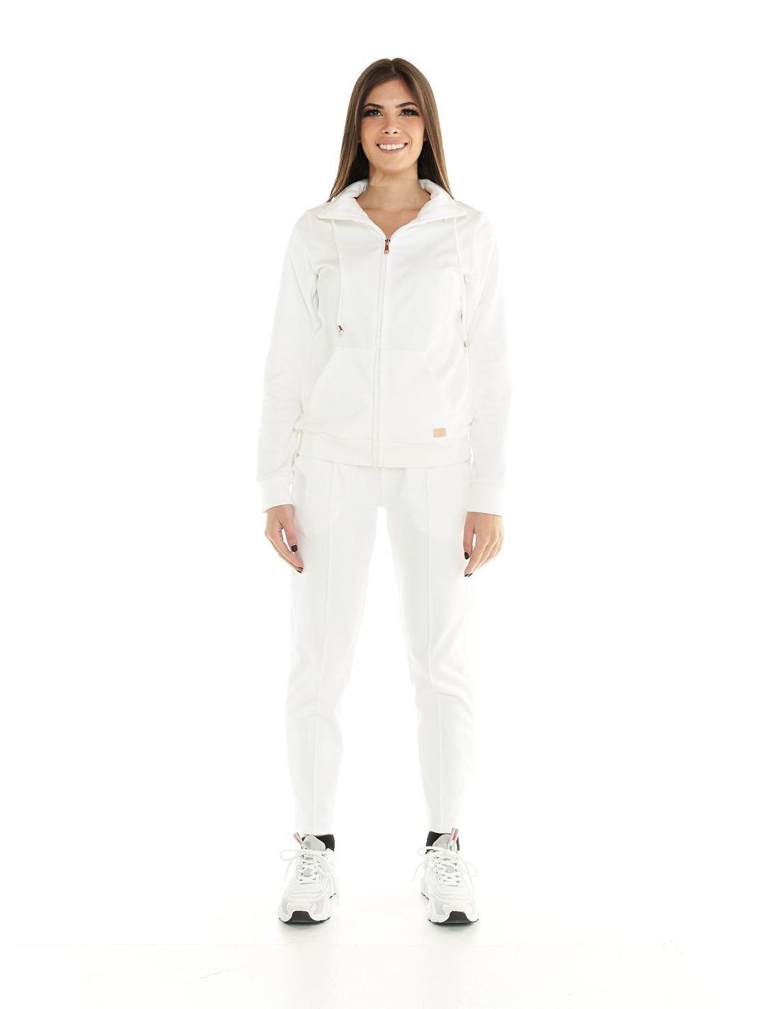 LEONE 1947 APPAREL Fato de boxe feminino Leone com zíper completo e inverno chique