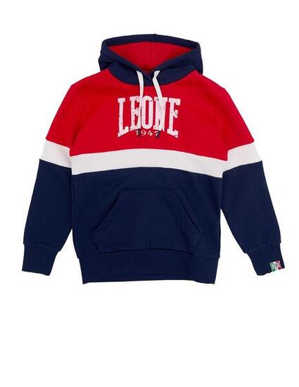 Felpa con cappuccio Leone bambino big logo Grey Boy