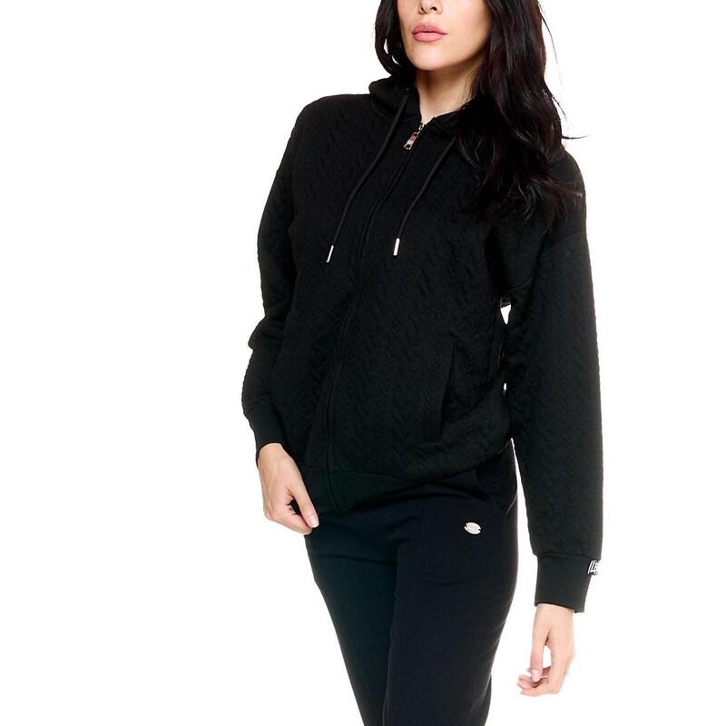 Pull D’entraînement Yogalicious Lux Bleu – Capuche Femme, Taille L