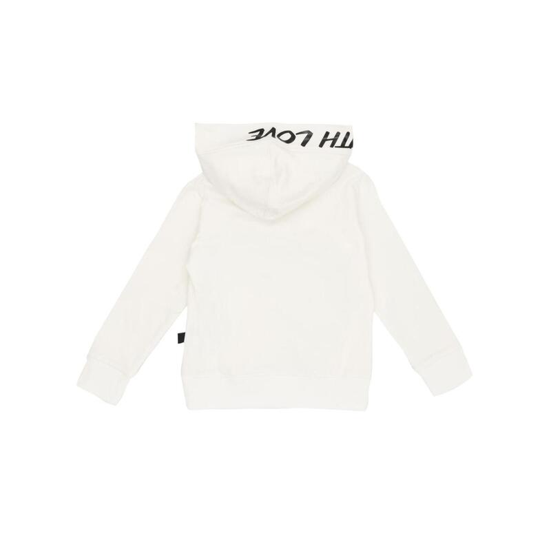 Oversized sweatshirt met capuchon voor meisje Black