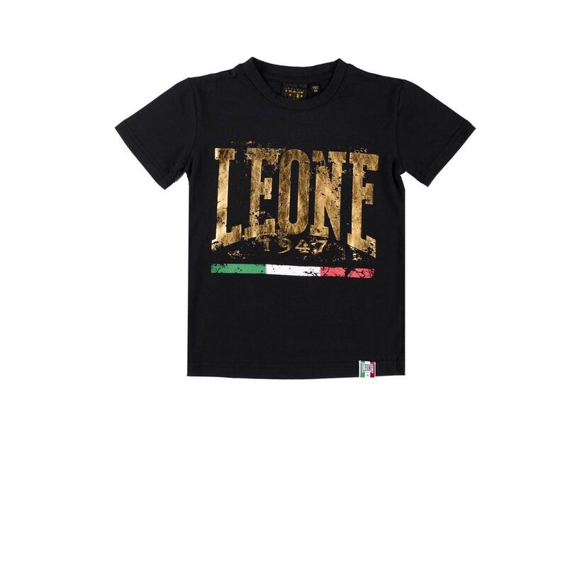 T-shirt Leone bambino con maniche corte Gold Boy