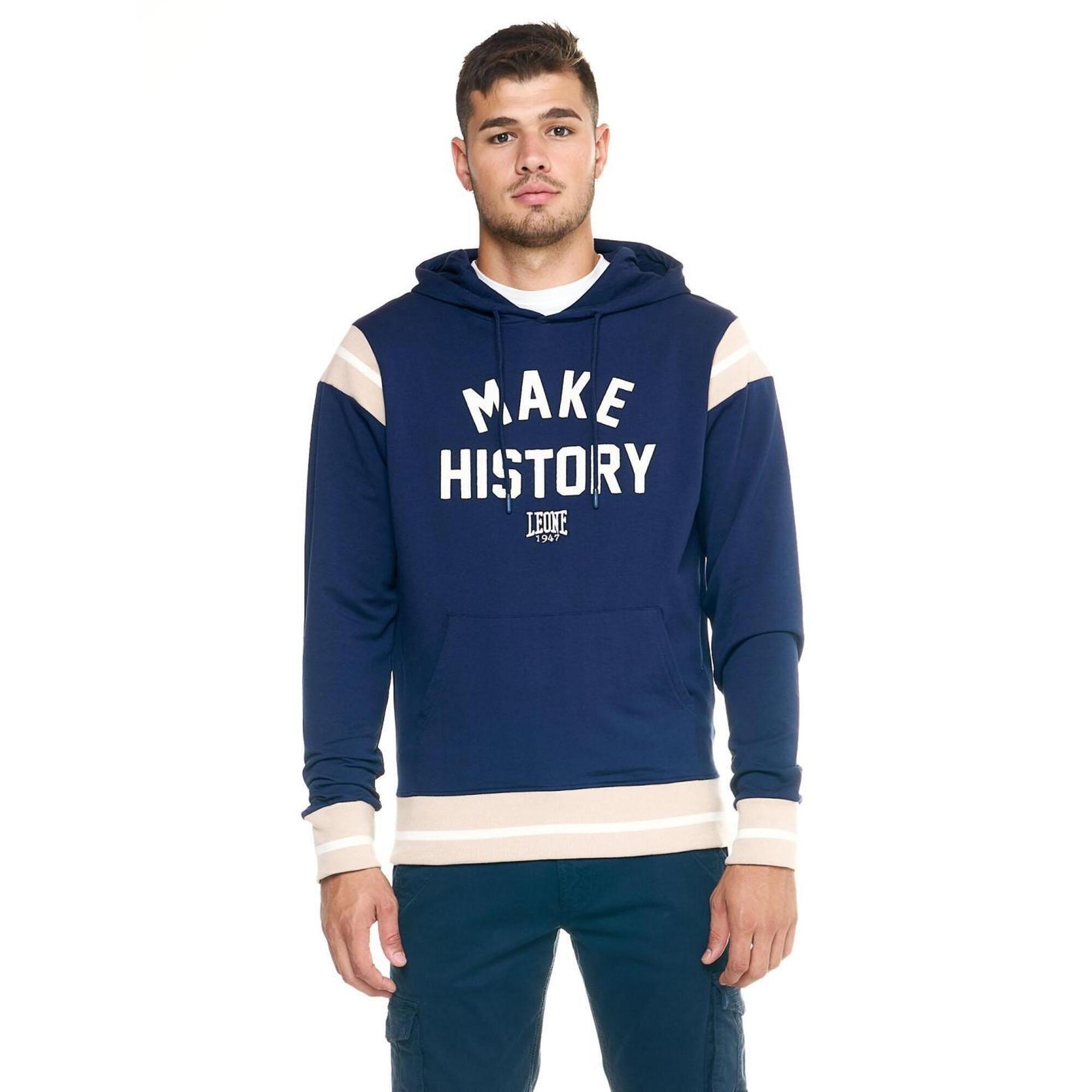 Męska bluza Leone z kapturem Retro